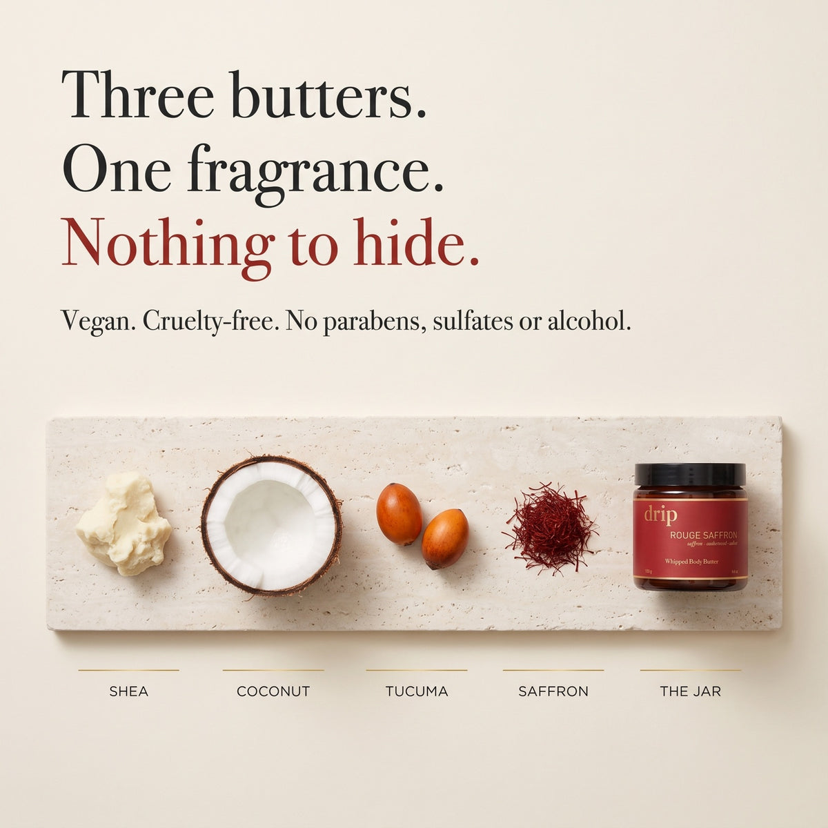 Real ingredients. Unreal scent.